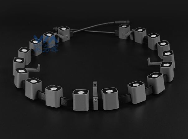 LED户外防水洗墙灯圆柱弧形建筑亮化灯具链条式抱柱灯可定制新款发布