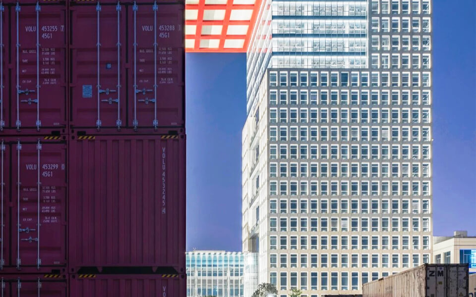 深圳金港大厦现代城市楼体亮化工程设计以及成功案例